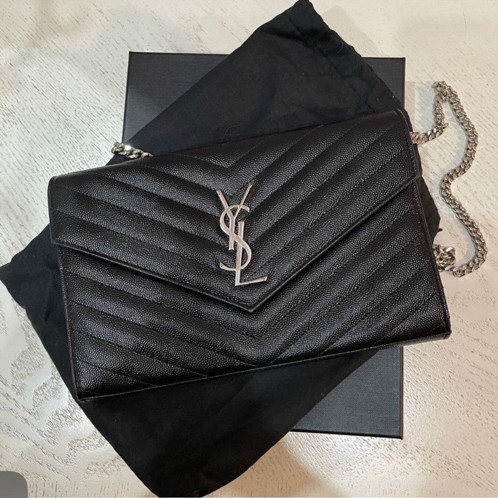 Saint Laurent monogram silver ❤️ - Picture 4 of 4